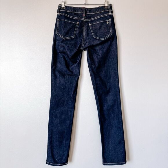 Kate Spade Perry Street Dark Wash Play Hooky Slim Jean Size 24 - Picture 4 of 8